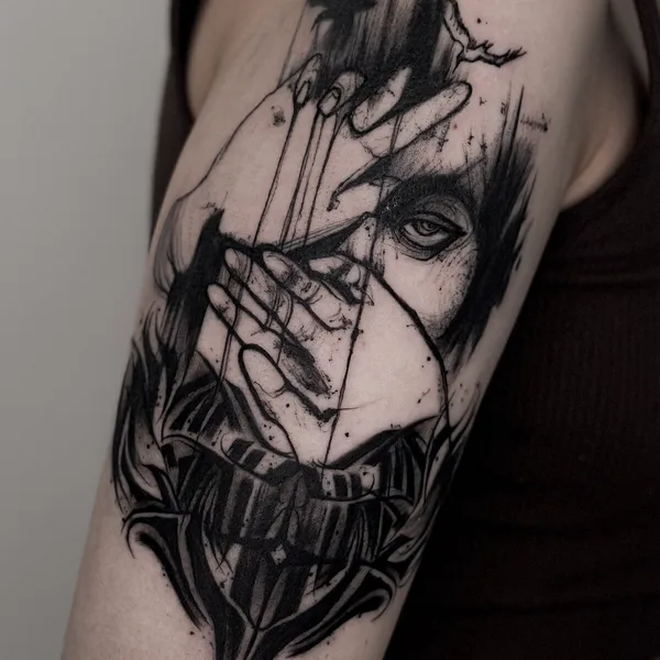 Abstract tattoo by Татьяна Пузикова in Екатеринбург