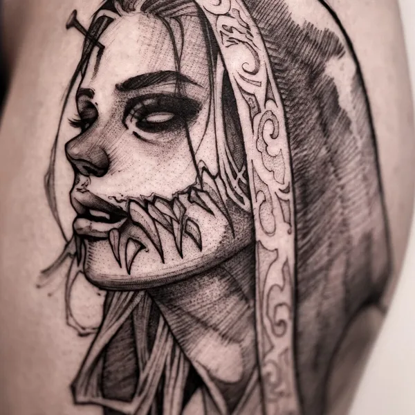 Abstract tattoo by Татьяна Пузикова in Екатеринбург