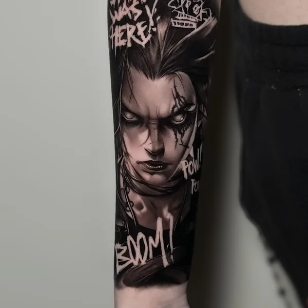 Black & Grey tattoo by Andy  Ramos in Cardiff