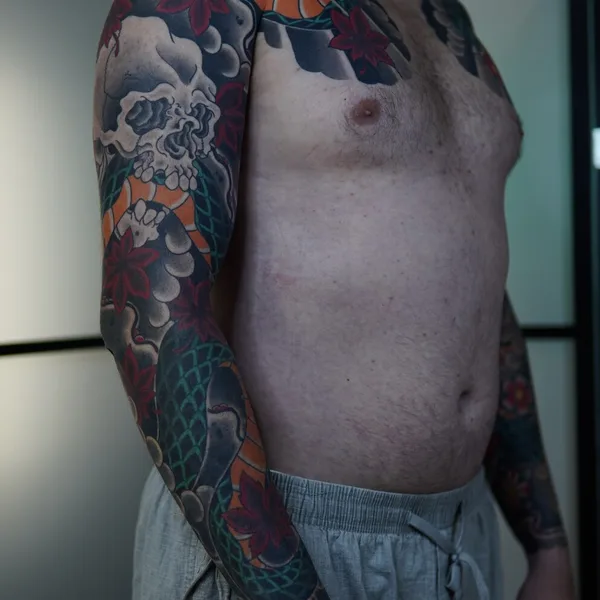 Japanese tattoo by Акулов Марк in Saint Petersburg