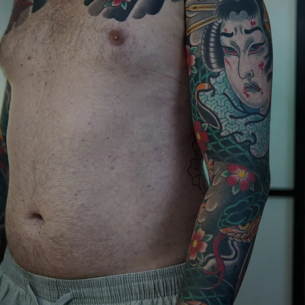 Japanese tattoo by Акулов Марк in Saint Petersburg