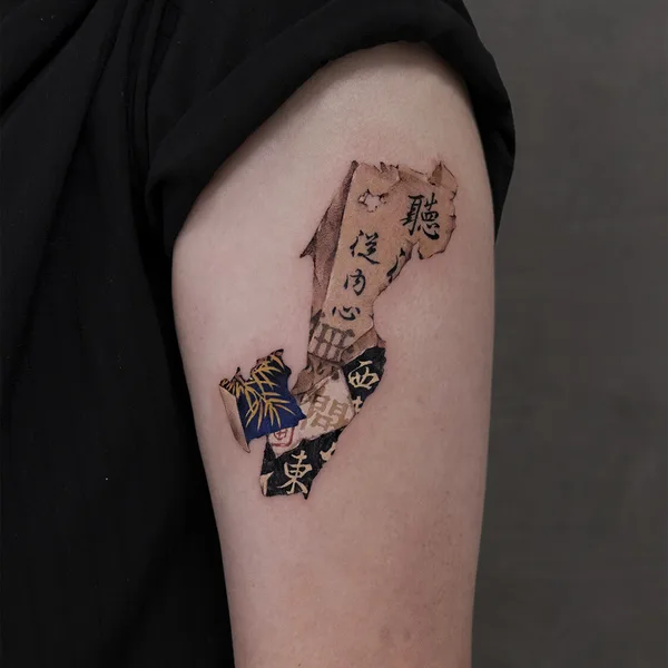 Oriental tattoo by Nako in Beijing