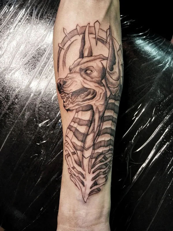 black and grey black and grey татуировка на forearm #99247 | Тату мастер Дарья Янушкевич 