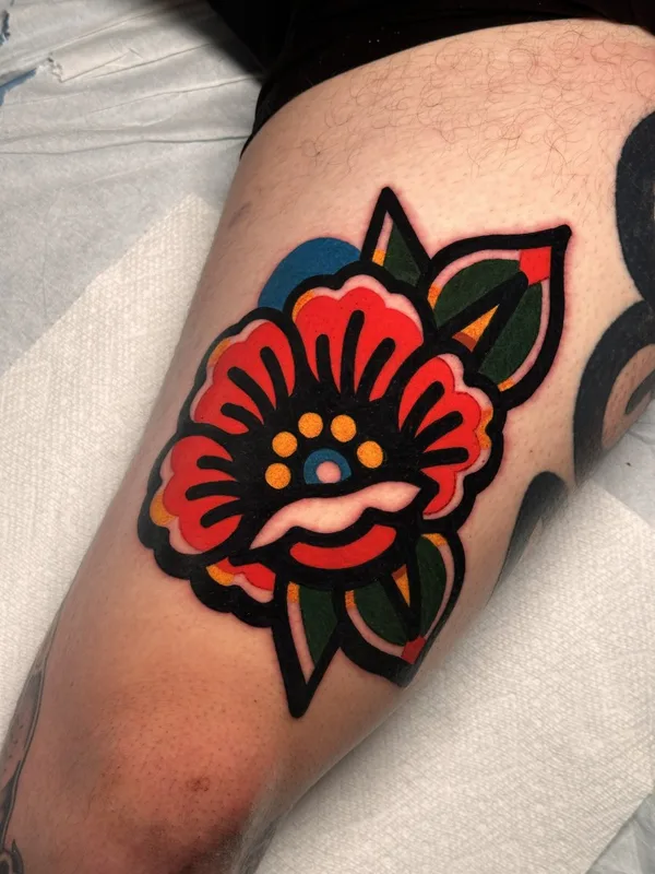 Традиционная tattoo by Jitan Forcier in Montréal
