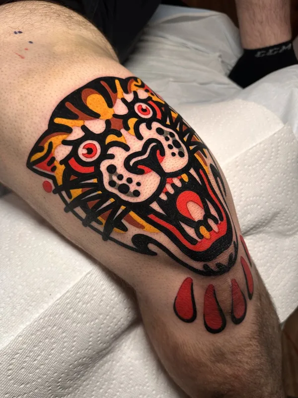 Традиционная tattoo by Jitan Forcier in Montréal