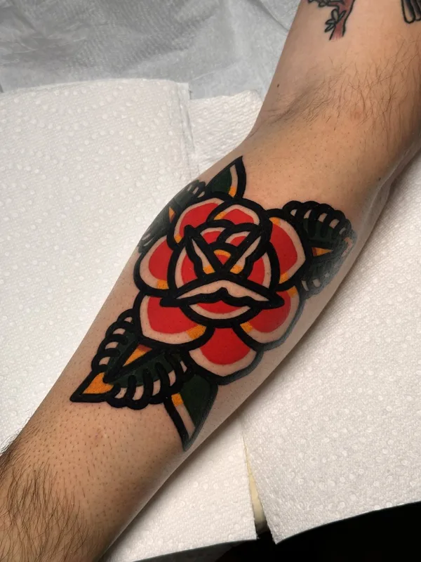 Традиционная tattoo by Jitan Forcier in Montréal