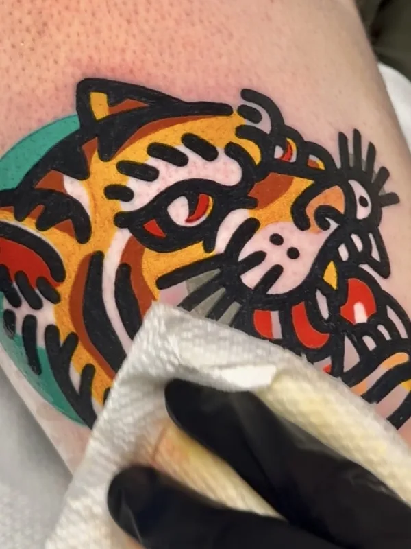Традиционная tattoo by Jitan Forcier in Montréal