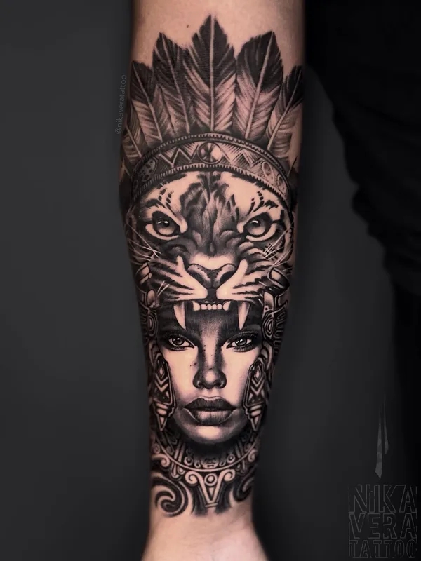 male blackandgrey realism 타투 부위 forearm #97022 | 타투이스트 Nikaveratattoo