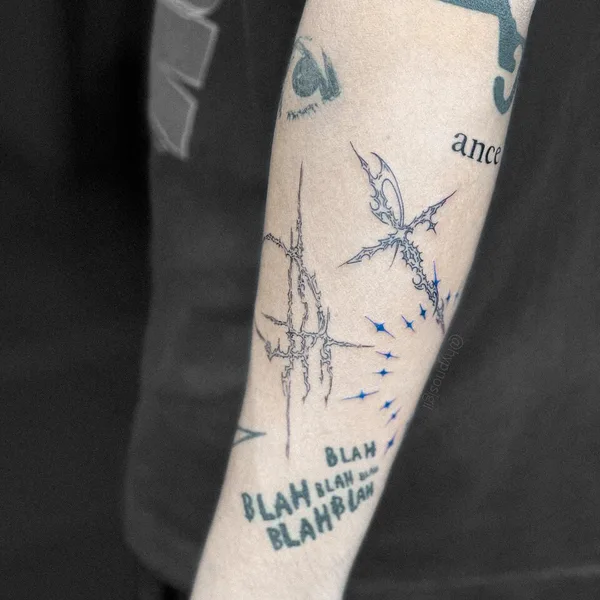 Abstract tattoo by Мария Наумова in Краснодар