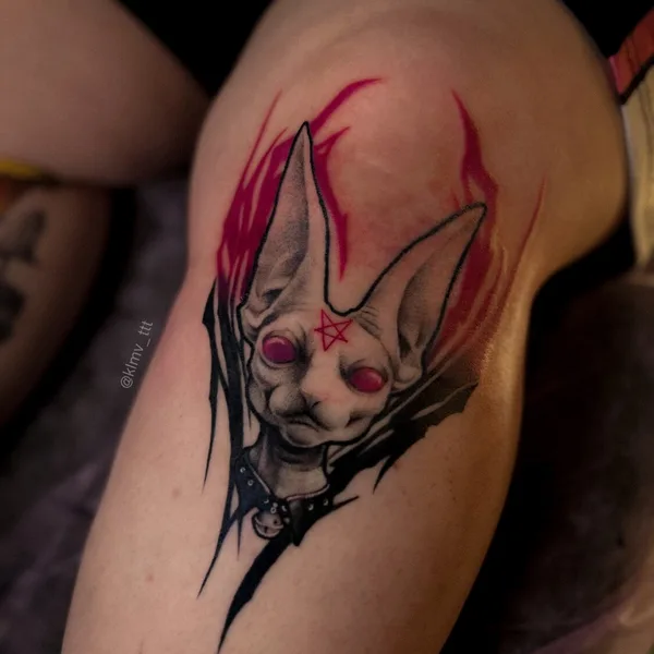 Black tattoo by Юля Кильмаева in Нижний Новгород