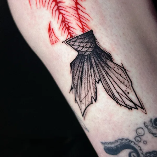 Black tattoo by Юля Кильмаева in Нижний Новгород