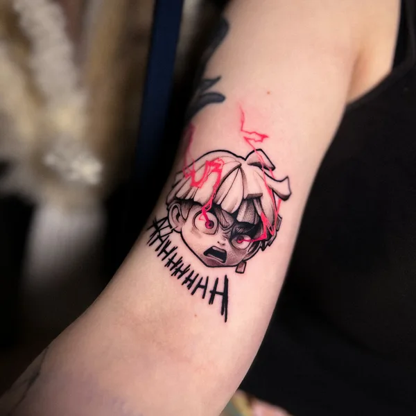 Black tattoo by Юля Кильмаева in Нижний Новгород