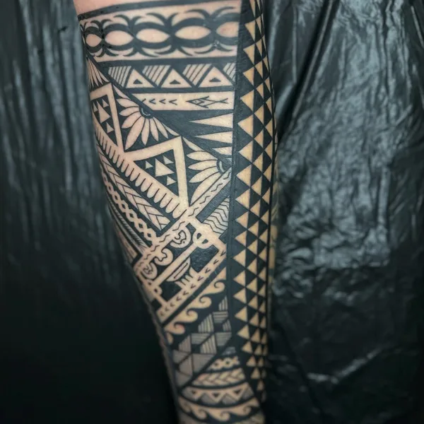 Traditional tattoo by Doko ink in Munich