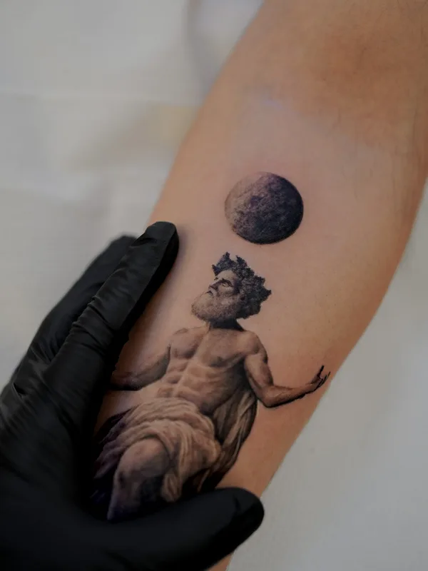 black and grey realism 纹身 在 forearm #97227 | 纹身师 Felipe Abel