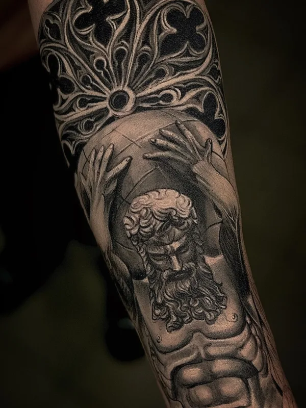 black and grey realism tattoo on forearm #97338 | Tattoo Artist Давид Степанян