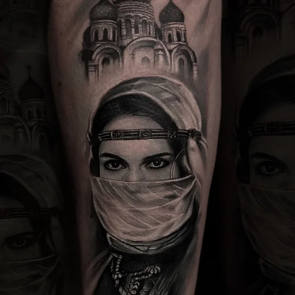 Realism tattoo by Давид Степанян in Moscow