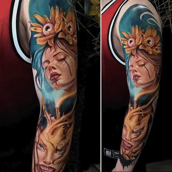 Realism tattoo by Давид Степанян in Moscow