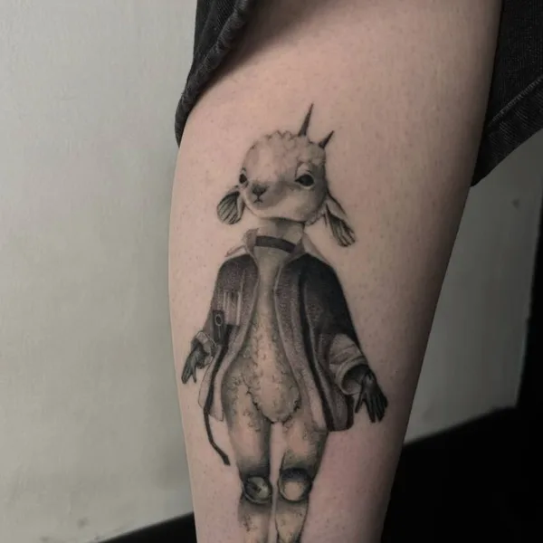 Graphic tattoo by Амина Гасай in Тамбов