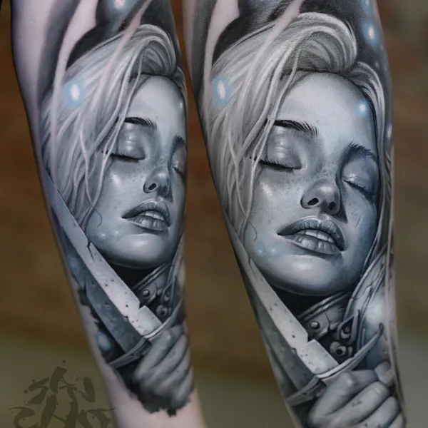 Realism tattoo by Александр Менгазиев in Чайковский