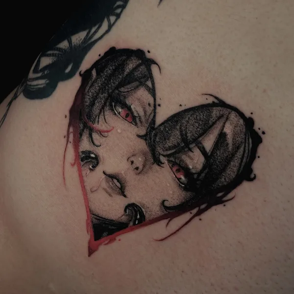 Abstract tattoo by Valentin Markgraf in Poznań