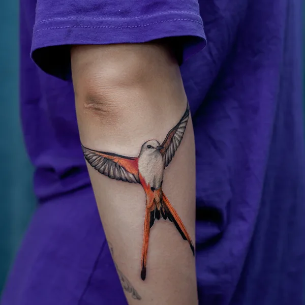 Botanical tattoo by Alena in Tbilisi