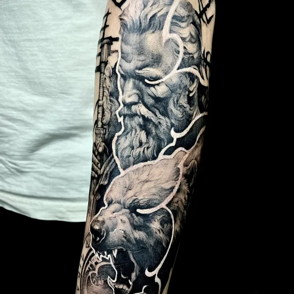 Author's Style tattoo by Владимир Исаков in Moscow