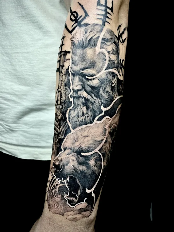Author's Style tattoo by Владимир Исаков in Moscow