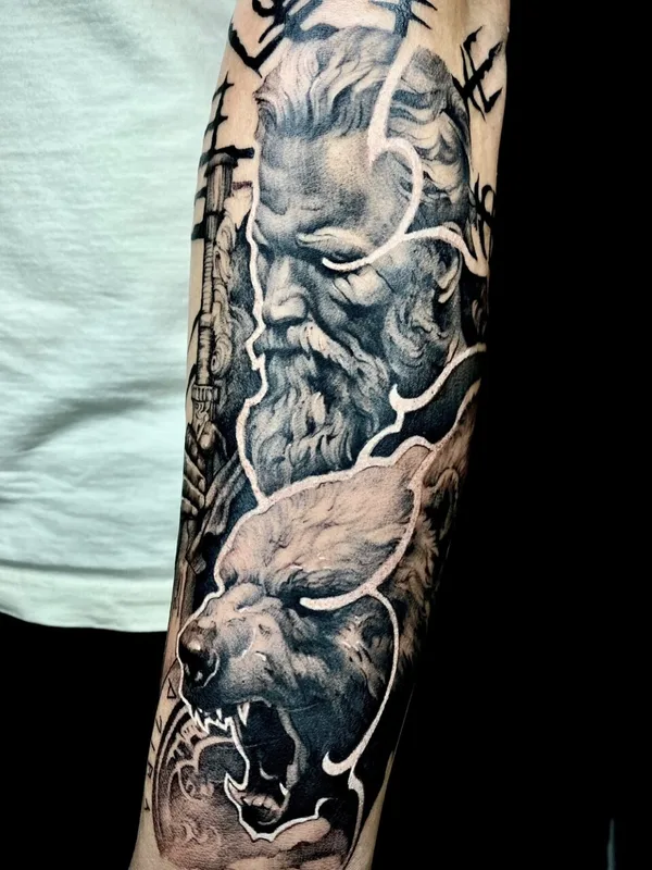 Author's Style tattoo by Владимир Исаков in Moscow