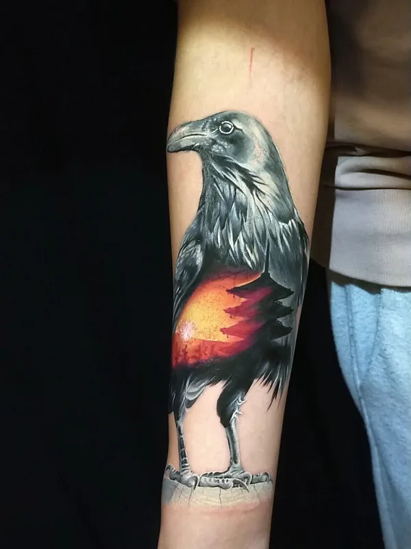 male color realism татуировка на arm #97871 | Тату мастер Роман Крылов