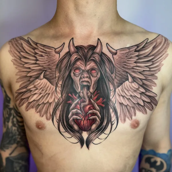 Graphic tattoo by Dasha Kostrova in Киров