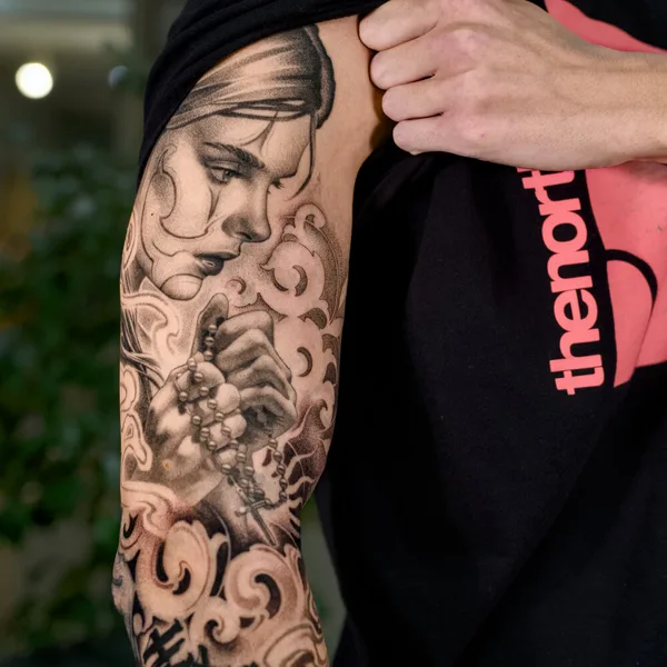 Black & Grey tattoo by Valerii Kanay in Sofia