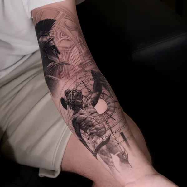 Black & Grey tattoo by Valerii Kanay in Sofia