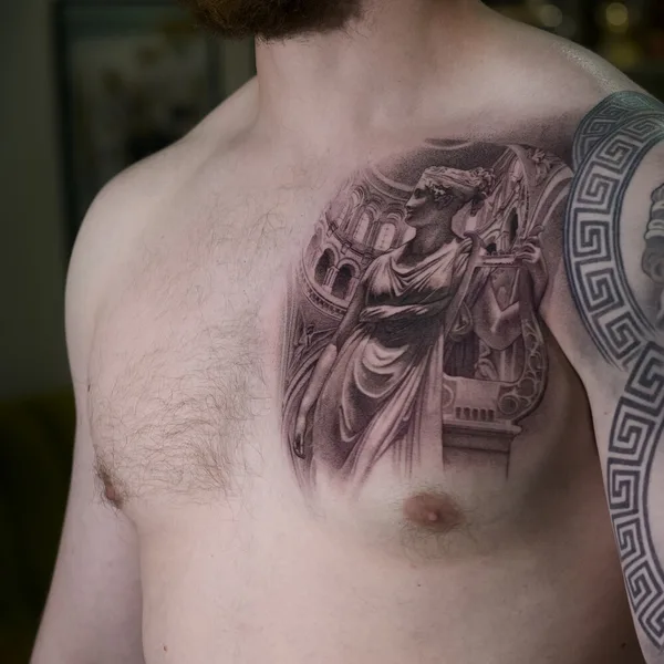 Black & Grey tattoo by Valerii Kanay in Sofia