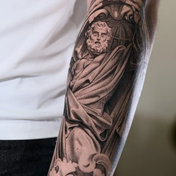 Black & Grey tattoo by Valerii Kanay in Sofia