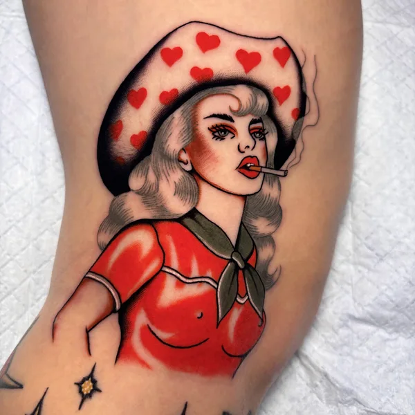Traditional tattoo by Павел Seneli in Ростов-на-Дону
