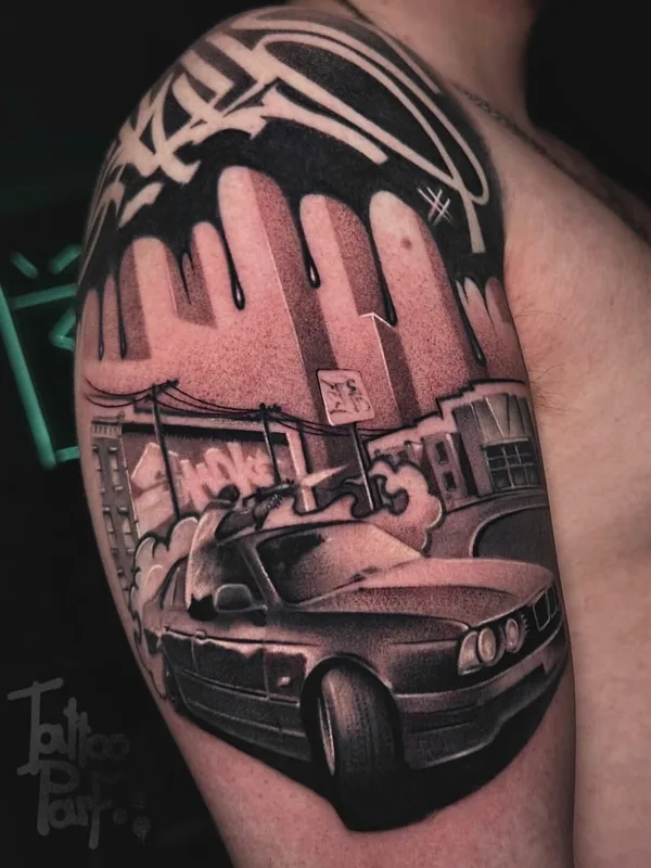 Чикано tattoo by Дмитрий Парфенцев in Москва