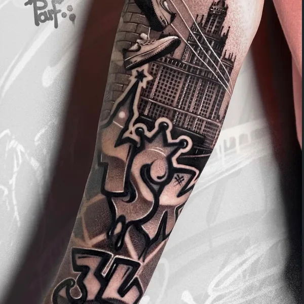 Chicano tattoo by Дмитрий Парфенцев in Moscow