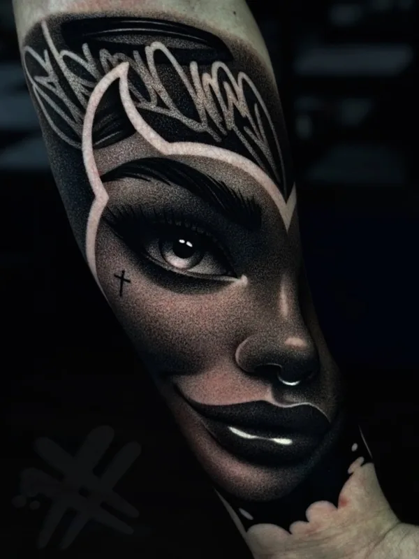 Chicano tattoo by Дмитрий Парфенцев in Moscow