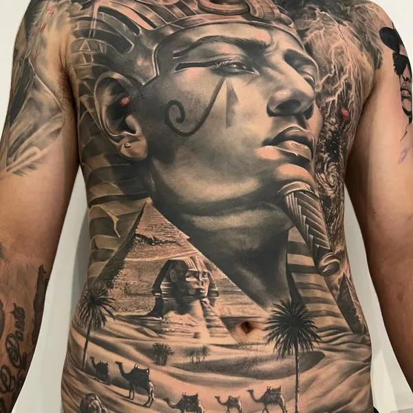 Dotwork tattoo by Silvia Kereki
