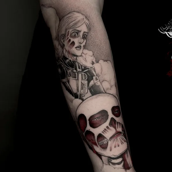 Anime tattoo by Андрон Стэн in Челябинск