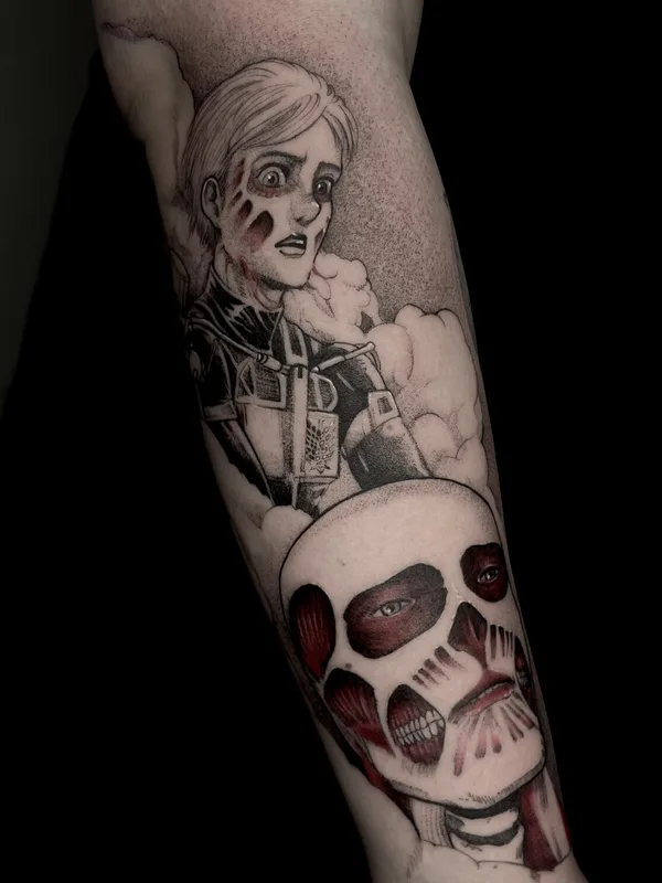 color anime 타투 부위 forearm #98555 | 타투이스트 Андрон Стэн