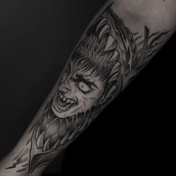 Anime tattoo by Андрон Стэн in Челябинск