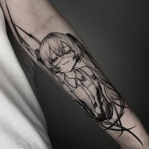 Anime tattoo by Андрон Стэн in Челябинск