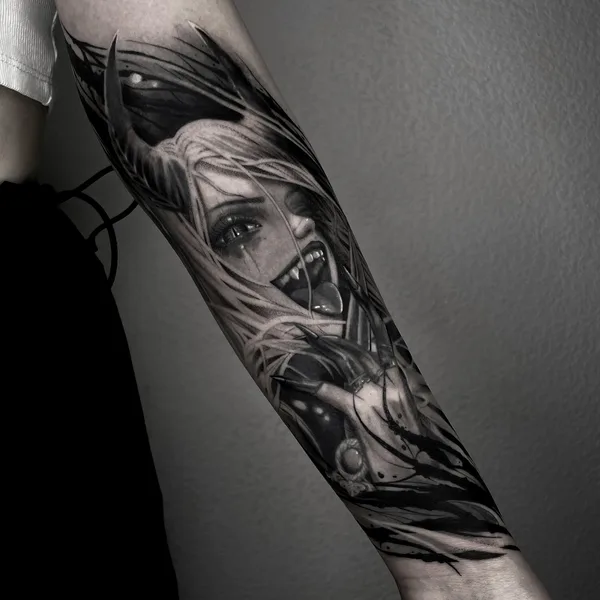 Anime tattoo by Андрон Стэн in Челябинск