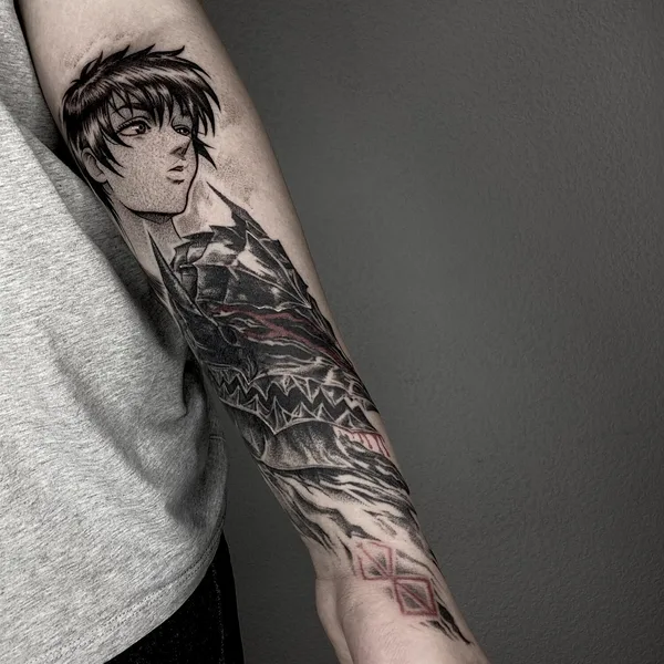 Anime tattoo by Андрон Стэн in Челябинск