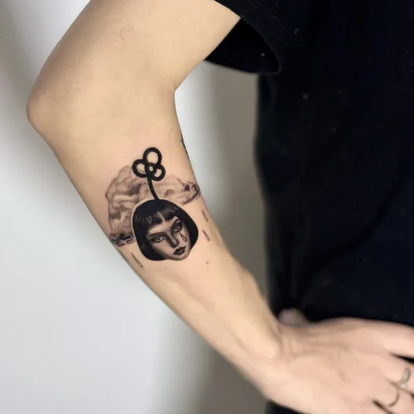 whipshading tattoo by Виктория Трещева in Moscow