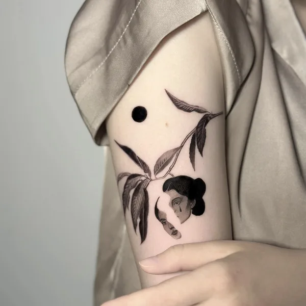 whipshading tattoo by Виктория Трещева in Moscow