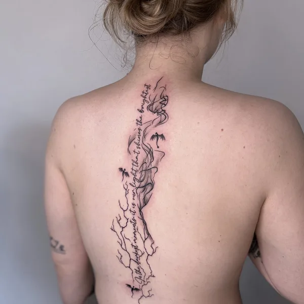 Fine Line tattoo by Becci | Eisvogel Tattoo in Stuttgart