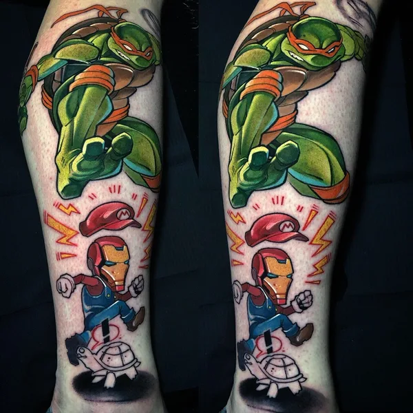 Anime tattoo by Роман Вубов in Moscow
