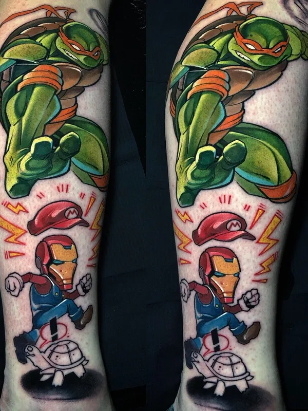 Anime tattoo by Роман Вубов in Moscow